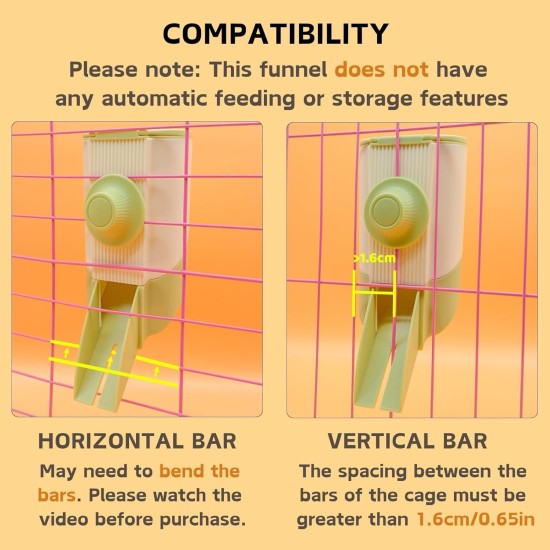 septillar Hanging Pet Food Funnel for Cage, External Feeder Funnel for Small Animals for Solid Food, Rabbit, Guinea Pigs, Chinchilla, Ferret, Hedgehog Box (Blue) septillar Hanging Pet Food Funnel for Cage, External Feeder Funnel for Small Animals for Solid Food, Rabbit, Guinea Pigs, Chinchilla, Ferret, Hedgehog Box (Blue)