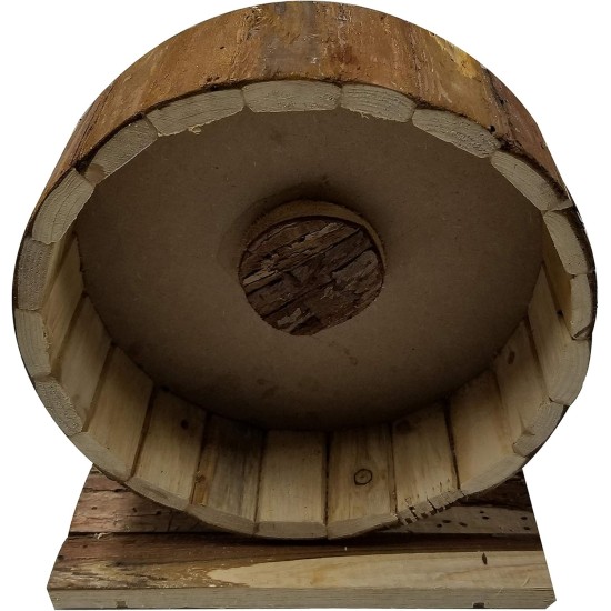 Dehner Rodent Accessories Wooden Balance Wheel Shift, Approx. 20 x 22.5 x 11.5 cm, Wood, Natural Dehner Rodent Accessories Wooden Balance Wheel Shift, Approx. 20 x 22.5 x 11.5 cm, Wood, Natural