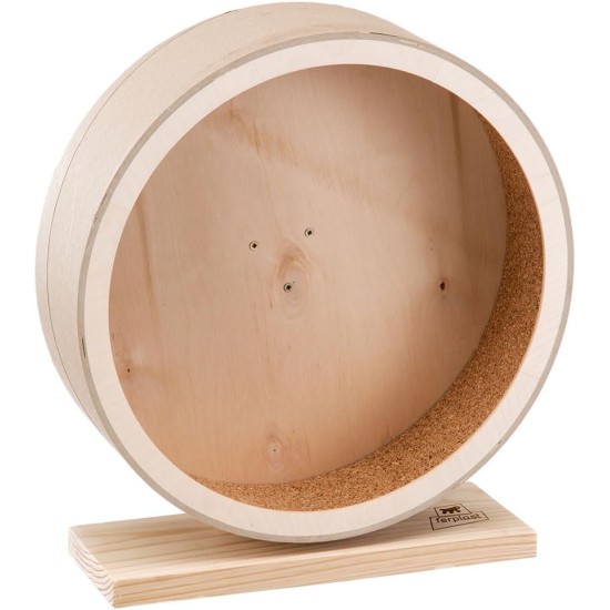 Ferplast Holzlaufrad Meerschweinchenrad aus Holz, Laufrad Holzspielzeug Mäuse Chinchillas Meerschweinchen, Durchmesser 32,5 cm Ferplast Holzlaufrad Meerschweinchenrad aus Holz, Laufrad Holzspielzeug Mäuse Chinchillas Meerschweinchen, Durchmesser 32,5 cm