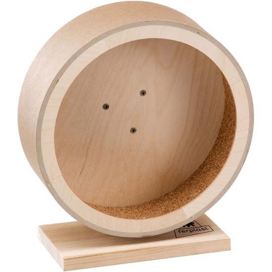 Ferplast Holzlaufrad Meerschweinchenrad aus Holz, Laufrad Holzspielzeug Mäuse Chinchillas Meerschweinchen, Durchmesser 32,5 cm Ferplast Holzlaufrad Meerschweinchenrad aus Holz, Laufrad Holzspielzeug Mäuse Chinchillas Meerschweinchen, Durchmesser 32,5 cm