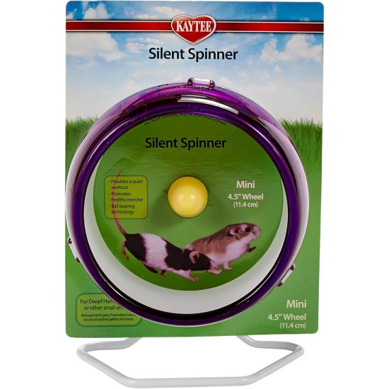 Kaytee Spinner, Mini Wheel, 4.5 Inch (Colours Vary)
