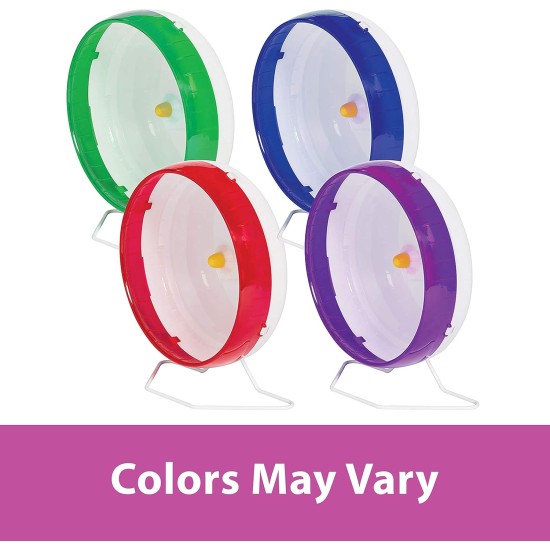 Kaytee Spinner, Mini Wheel, 4.5 Inch (Colours Vary) Kaytee Spinner, Mini Wheel, 4.5 Inch (Colours Vary)