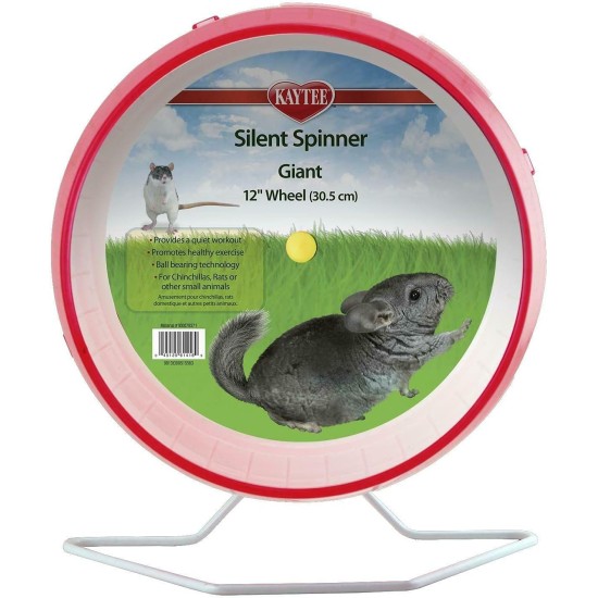 Kaytee Spinner, Mini Wheel, 4.5 Inch (Colours Vary) Kaytee Spinner, Mini Wheel, 4.5 Inch (Colours Vary)