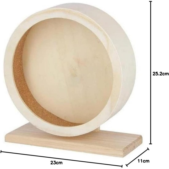 Kerbl Hamster Wood Wheel, 22 cm, Brown Kerbl Hamster Wood Wheel, 22 cm, Brown
