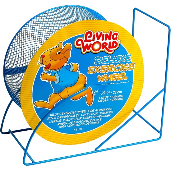 Living World Deluxe 61716 Metal Hamster Wheel for Small Animals Diameter 23 cm Living World Deluxe 61716 Metal Hamster Wheel for Small Animals Diameter 23 cm
