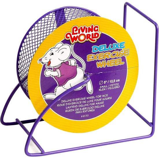 Living World Deluxe 61716 Metal Hamster Wheel for Small Animals Diameter 23 cm Living World Deluxe 61716 Metal Hamster Wheel for Small Animals Diameter 23 cm