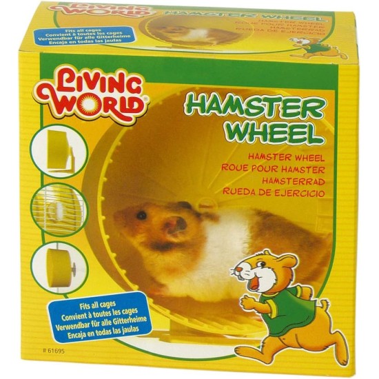 Living World Hamster Wheel 61695 Yellow