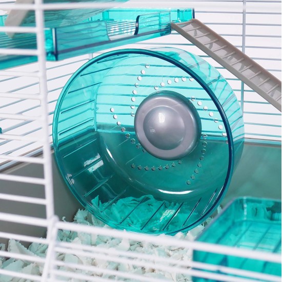Rosewood Pico Hamster Wheel with Stand - Blue Rosewood Pico Hamster Wheel with Stand - Blue