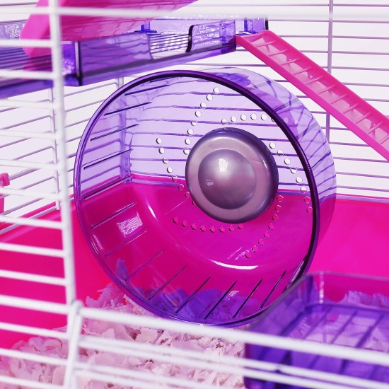 Rosewood Pico Hamster Wheel with Stand - Blue Rosewood Pico Hamster Wheel with Stand - Blue