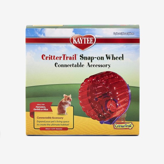 Superpet Kaytee CritterTrail Snap-On Comfort Wheel, Colors Vary Superpet Kaytee CritterTrail Snap-On Comfort Wheel, Colors Vary