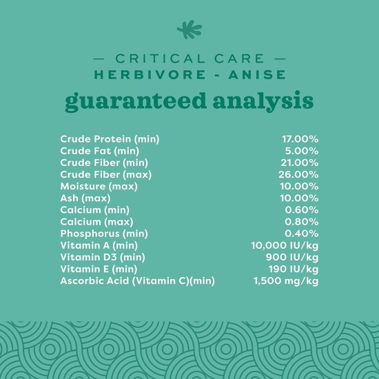 Albrecht Oxbow Critical Care for Herbivores, 454 g Albrecht Oxbow Critical Care for Herbivores, 454 g