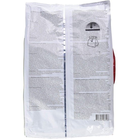 BEAPHAR - XtraVital Rabbit Food - For Rodents and Small Mammals - With Corn, Oats, Bean Flakes, Peas - Supports Health and Vitality - 1 kg BEAPHAR - XtraVital Rabbit Food - For Rodents and Small Mammals - With Corn, Oats, Bean Flakes, Peas - Supports Health and Vitality - 1 kg