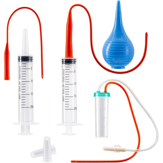 TRKRVAK Newborn Puppy Kitten Kit for Small Animals Sterile Slime Extractor Suction Catheter Animal Kids Puppy Kitten Food Set 8FR TRKRVAK Newborn Puppy Kitten Kit for Small Animals Sterile Slime Extractor Suction Catheter Animal Kids Puppy Kitten Food Set 8FR
