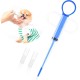 Tablet Feeder, Tablet Dispenser Cat Medication Feeder Syringe, Easy Administration for Cats and Small Dogs, Protects Teeth and Gums, Blue Tablet Feeder, Tablet Dispenser Cat Medication Feeder Syringe, Easy Administration for Cats and Small Dogs, Protects Teeth and Gums, Blue