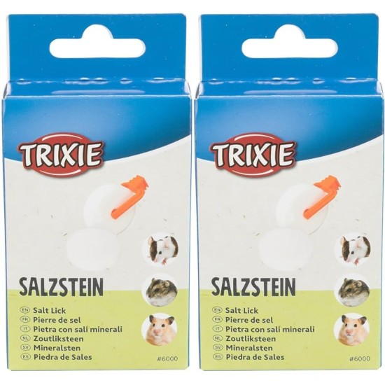 Trixie Salt Lick 2 Wheel Supplementary Food, 54 g Trixie Salt Lick 2 Wheel Supplementary Food, 54 g