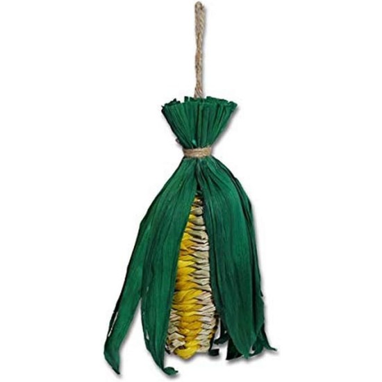Boredom Breaker Animal Play Veg Flinging Fun Corn Toy, Small Boredom Breaker Animal Play Veg Flinging Fun Corn Toy, Small