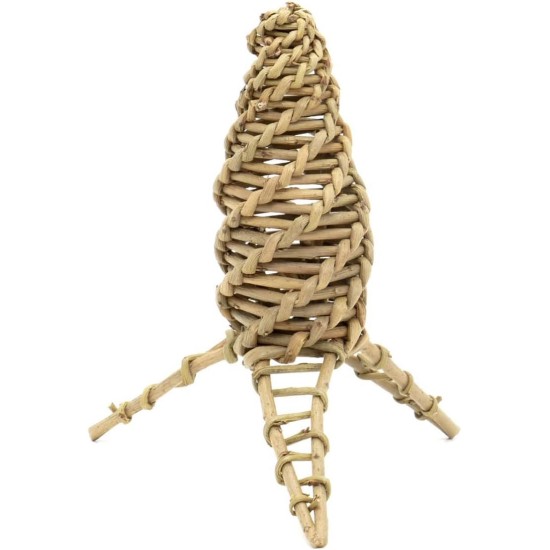 Happy Pet Natural Willow Carrot for Small Animals, Eco-Friendly, Nibble, Healthy, Non-Toxic, Chew Toys for Guinea Pigs, Rabbits, Hamsters Happy Pet Natural Willow Carrot for Small Animals, Eco-Friendly, Nibble, Healthy, Non-Toxic, Chew Toys for Guinea Pigs, Rabbits, Hamsters