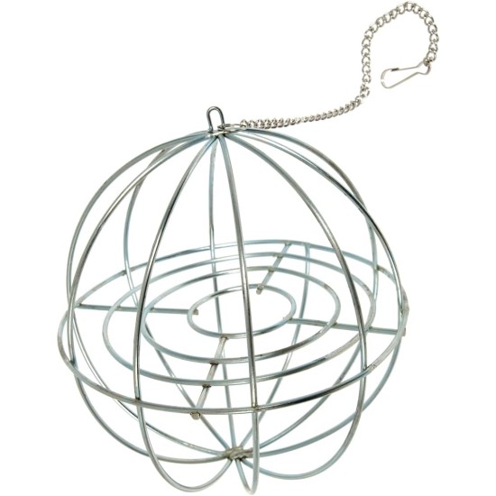 Karlie Salad Ball, Rodent Toy, Metal, Silver, Diameter 9 cm Karlie Salad Ball, Rodent Toy, Metal, Silver, Diameter 9 cm
