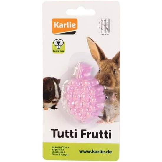 Karlie Tutti Frutti Rodent Stone Length 6 cm Width 4 cm Height 2 cm 25 g Strawberry Karlie Tutti Frutti Rodent Stone Length 6 cm Width 4 cm Height 2 cm 25 g Strawberry