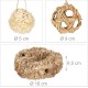 Relaxdays Hamster Accessory Set, 5 Pieces, Grass Tube & 4 Balls, Cage Accessories, Rodents, Mice, Hamster Toy Straw / Grass, Natural