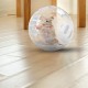 Relaxdays Hamster Ball, Diameter 18.5 cm, Running Ball for Hamsters and Mice, Plastic, Rodent Toy for Running, Transparent/White Relaxdays Hamster Ball, Diameter 18.5 cm, Running Ball for Hamsters and Mice, Plastic, Rodent Toy for Running, Transparent/White