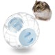 Relaxdays Hamster Ball, Diameter 18.5 cm, Running Ball for Hamsters and Mice, Plastic, Rodent Toy for Running, Transparent/Blue Relaxdays Hamster Ball, Diameter 18.5 cm, Running Ball for Hamsters and Mice, Plastic, Rodent Toy for Running, Transparent/Blue