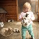 Relaxdays Rabbit House, 3 Piece Set, Grass House, Rabbit Toy, Small Animal Accessories for Rodents, 2 Sizes, Natural Relaxdays Rabbit House, 3 Piece Set, Grass House, Rabbit Toy, Small Animal Accessories for Rodents, 2 Sizes, Natural