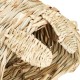 Relaxdays Rabbit House, 3 Piece Set, Grass House, Rabbit Toy, Small Animal Accessories for Rodents, 2 Sizes, Natural Relaxdays Rabbit House, 3 Piece Set, Grass House, Rabbit Toy, Small Animal Accessories for Rodents, 2 Sizes, Natural