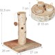 Relaxdays Rabbit Toy, 2-Piece Set, Rodent Tree & Intelligence Toy, Wood, Accessories, Guinea Pigs, Rabbits, Natural