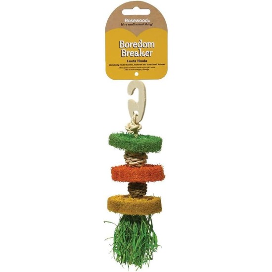 Rosewood Boredom Breaker Loofa Hoola for Small Animals