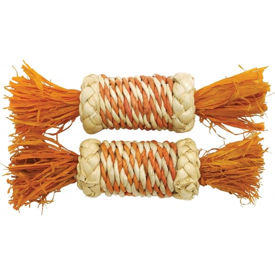 Rosewood Boredom Breaker Small Animal Activity Toy Corn Rattle Rollers, Pack of 2 Rosewood Boredom Breaker Small Animal Activity Toy Corn Rattle Rollers, Pack of 2