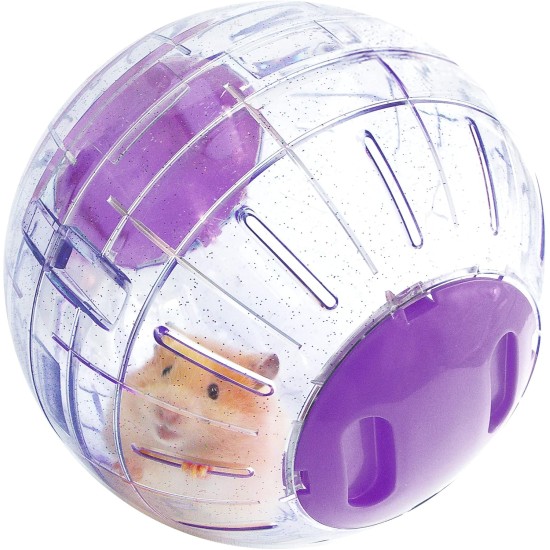 Rosewood Boredom Breaker Small Animal Activity Toy Glitter Hamster Ball Rosewood Boredom Breaker Small Animal Activity Toy Glitter Hamster Ball