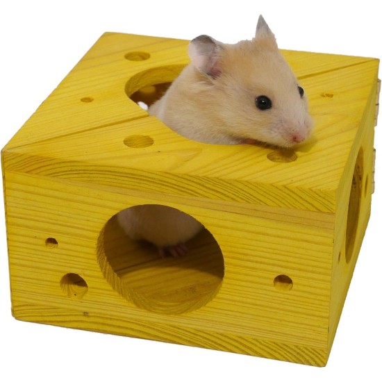 Rosewood Boredom Breaker Small Animal Activity Toy Sleep-n-Play Cheese Rosewood Boredom Breaker Small Animal Activity Toy Sleep-n-Play Cheese
