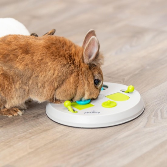TRIXIE Interactive Dishwasher Safe Non-Slip Small Animal Toy Flip Board Plastic Diameter 23 cm 62813 TRIXIE Interactive Dishwasher Safe Non-Slip Small Animal Toy Flip Board Plastic Diameter 23 cm 62813