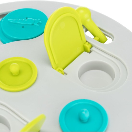 TRIXIE Interactive Dishwasher Safe Non-Slip Small Animal Toy Flip Board Plastic Diameter 23 cm 62813 TRIXIE Interactive Dishwasher Safe Non-Slip Small Animal Toy Flip Board Plastic Diameter 23 cm 62813