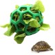 Together-Life Turtle Treat Ball Toy Hay Feeder Ball Hanging Feeding Grass Ball Fruit Vegetable Feeder Feeder Toy for Small Animals Pet Turtle Green