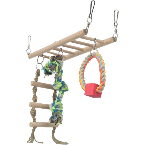 Trixie 6274 Hanging Bridge for Hamsters 29 x 25 x 9 cm By Import _ EFN _ UK