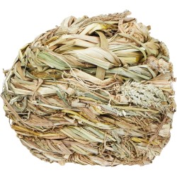 Trixie Grass Ball with Bell, 10 cm