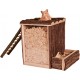 Trixie Large Wooden Digging Tower for Pet Hamster, 25 × 24 × 20 cm Trixie Large Wooden Digging Tower for Pet Hamster, 25 × 24 × 20 cm
