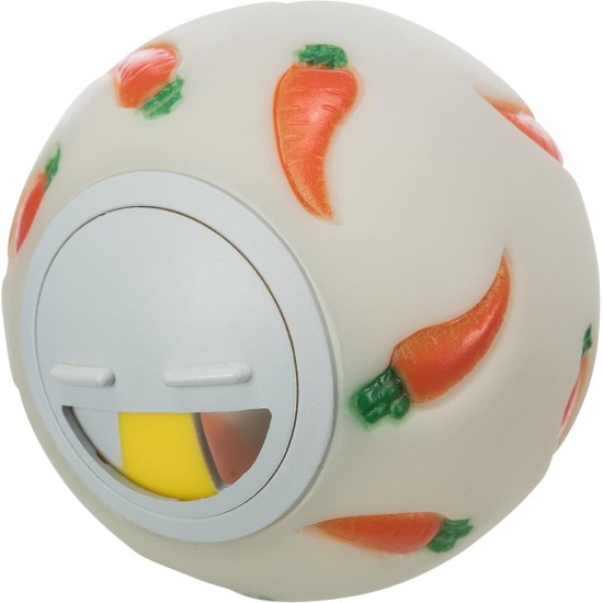 Trixie Plastic Snack Ball, 7 cm, Assorted Colors ( Blue/ Yellow ) Trixie Plastic Snack Ball, 7 cm, Assorted Colors ( Blue/ Yellow )