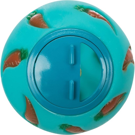 Trixie Plastic Snack Ball, 7 cm, Assorted Colors ( Blue/ Yellow ) Trixie Plastic Snack Ball, 7 cm, Assorted Colors ( Blue/ Yellow )