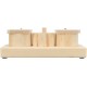 Trixie Snack Cups for Rats En Konijnen Hout 15 x 45 x 6 cm