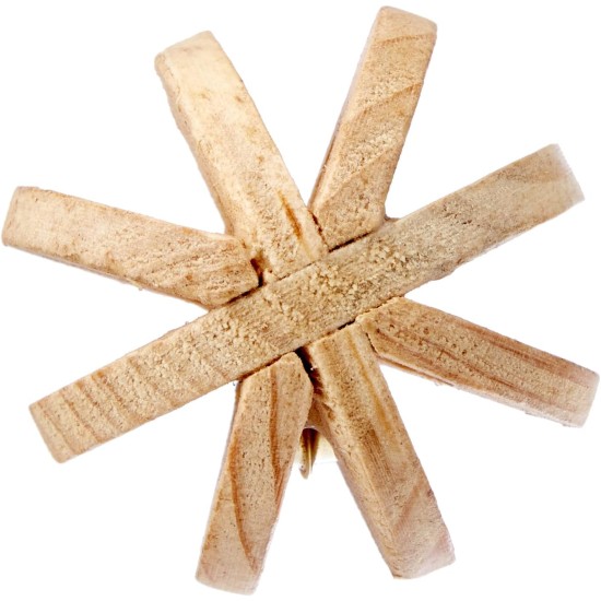 Trixie Wood Slat Ball with Bell, 6 cm Trixie Wood Slat Ball with Bell, 6 cm