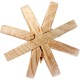 Trixie Wood Slat Ball with Bell, 6 cm Trixie Wood Slat Ball with Bell, 6 cm