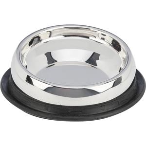 TRIXIE-25200-Bowl-Short-Nose-Stainless-Steel-025-L--Diameter-19-cm-Silver--Black-B0BN9KJHT6
