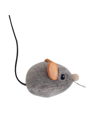 Petstages-Squeak-Squeak-Mouse---Plschspielzeug-fr-Katzen---mit-Katzenminze---Maus-B092LQTT62